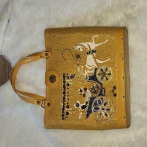 VINTAGE ORIENTAL BEADED HANDBAG